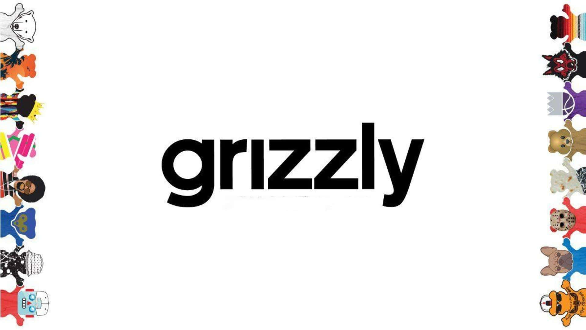 Grizzly Griptape, bold black font, white background, Full HD Desktop Wallpaper