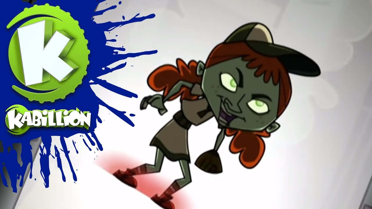Growing Up Creepie, zombie girl, glowing green eyes, HD Desktop Wallpaper