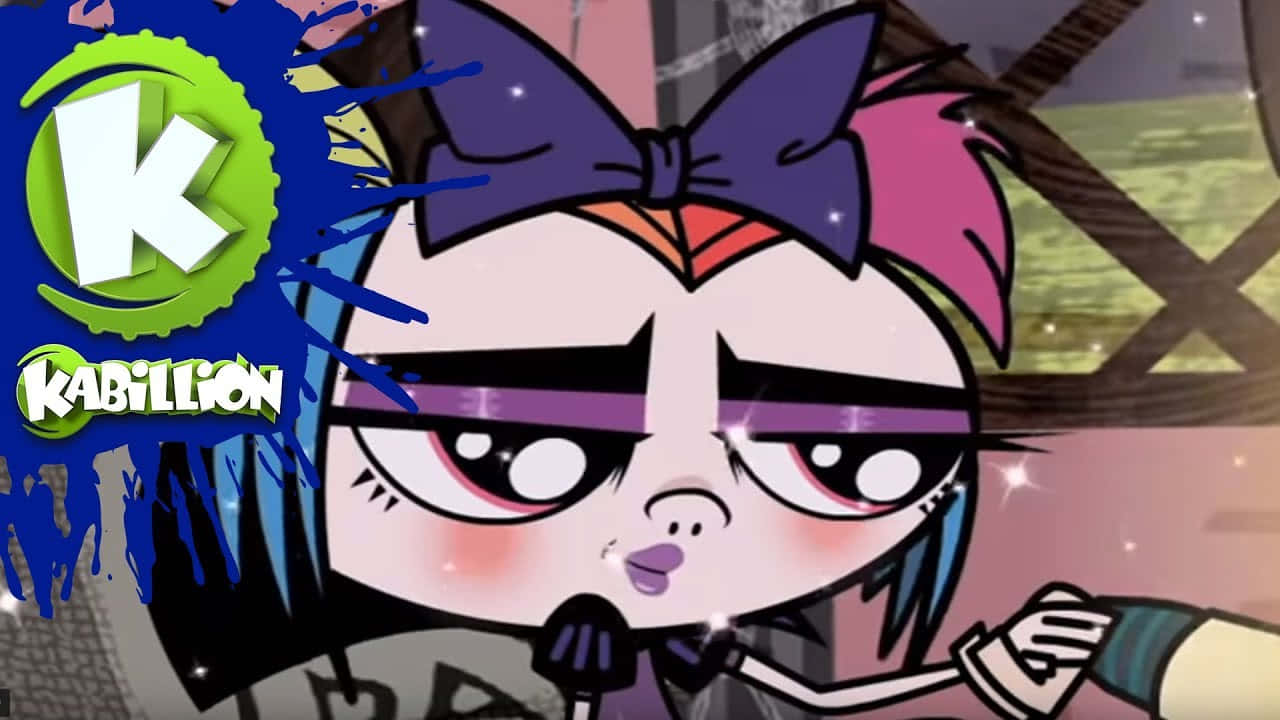 Growing Up Creepie, purple bow, angry eyes, HD Desktop Wallpaper