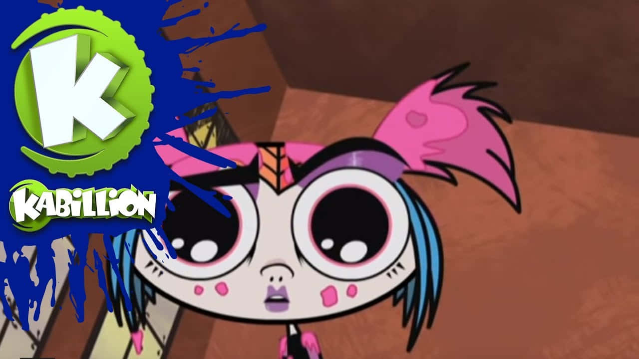 Growing Up Creepie, pink hair, wide eyes, HD Desktop Wallpaper