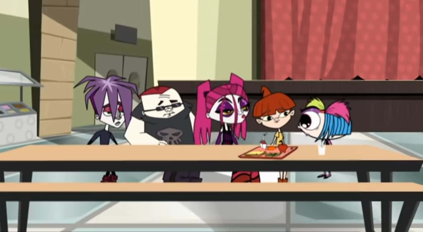 Growing Up Creepie, lunch, cafeteria table, HD Desktop Wallpaper