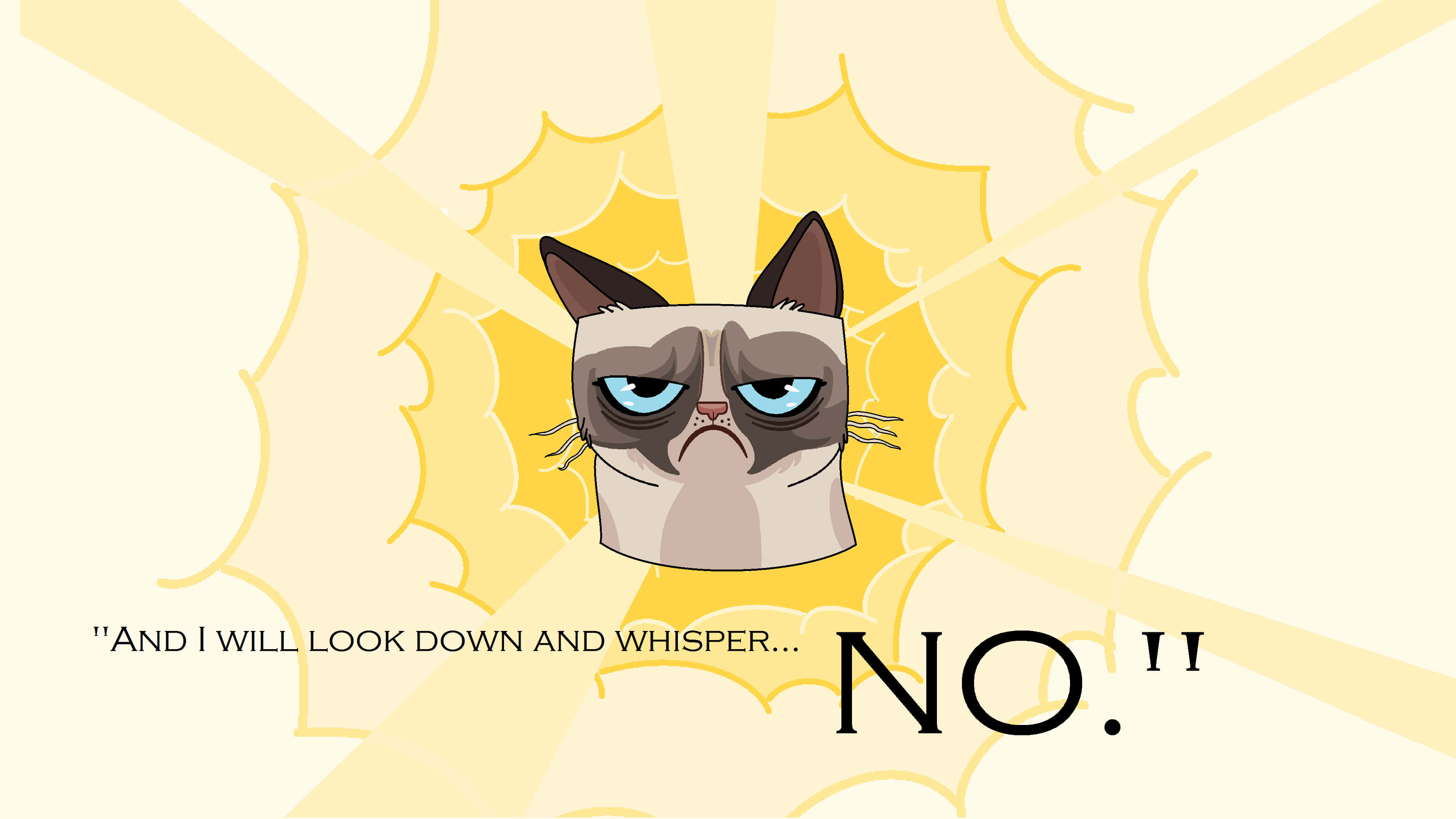 grumpy cat, blue eyes, frown, 4K Desktop Wallpaper