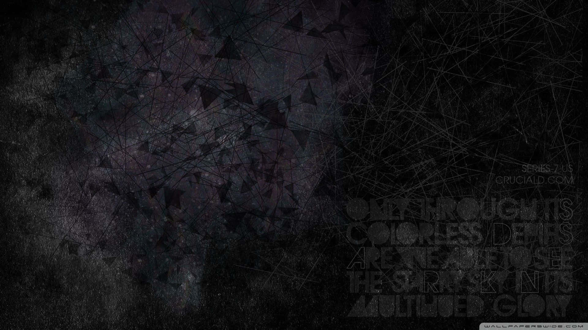 Grunge Aesthetic Mac, dark abstract, fractured triangles, Full HD Desktop Wallpaper