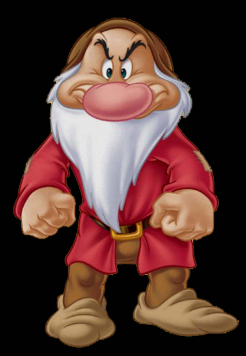 Grumpy, cartoon dwarf, white beard, HD Phone Wallpaper