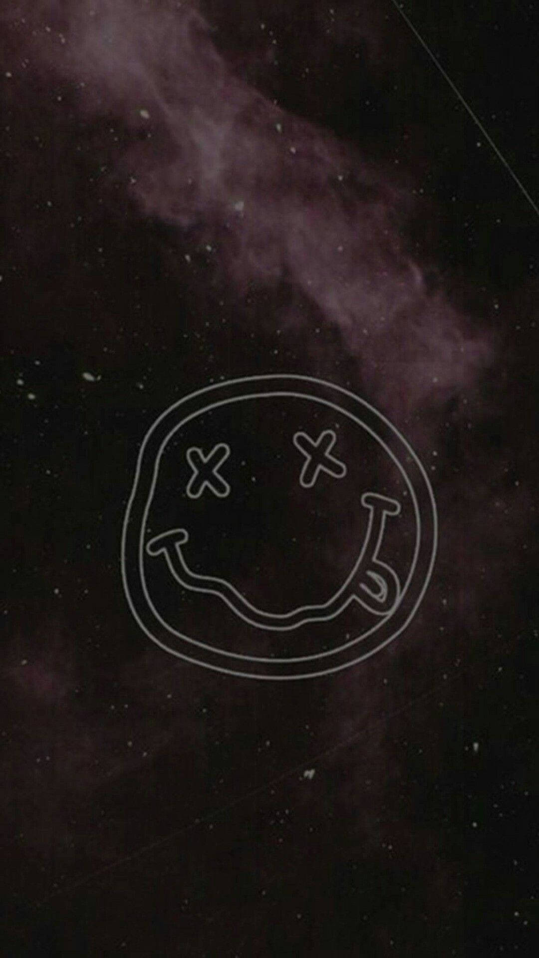 smiley face, white outlined, X eyes, Full HD Phone Wallpaper
