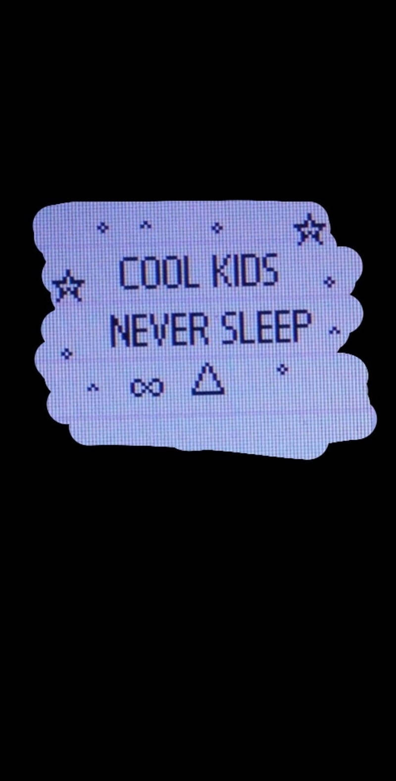 cool kids, blue sign, black background, HD Phone Wallpaper