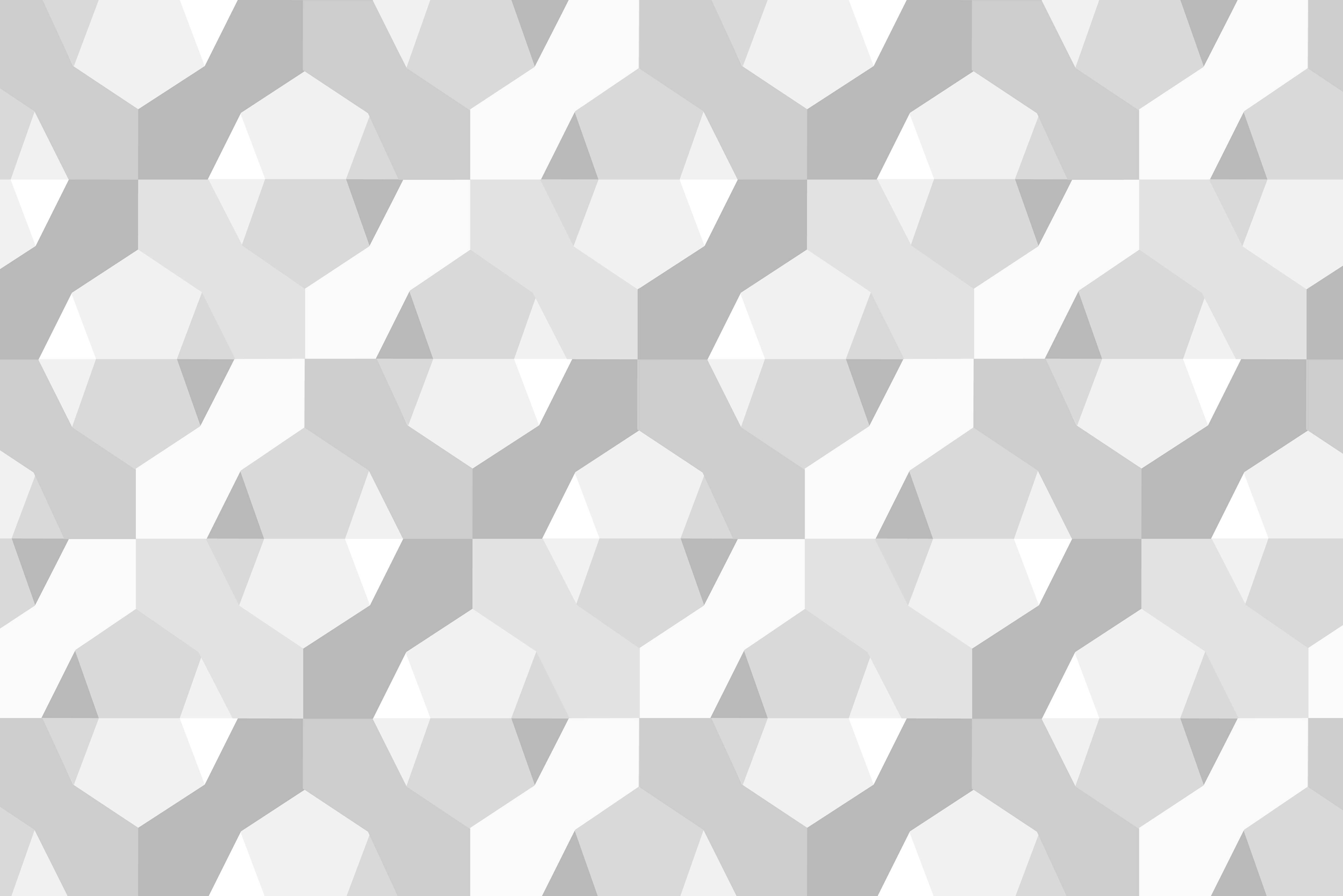 grey aesthetic, geometric patterns, hexagonal facets, 4K Desktop Wallpaper