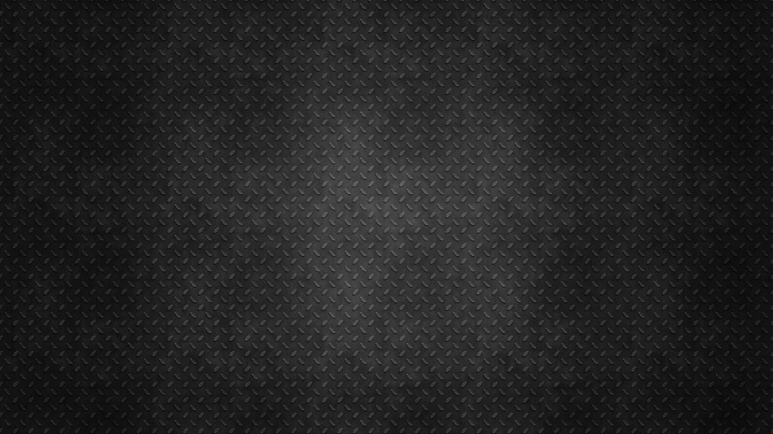 Dark Grey, Grunge Texture, Diamond Plate Metal Surface, 2K Desktop Wallpaper