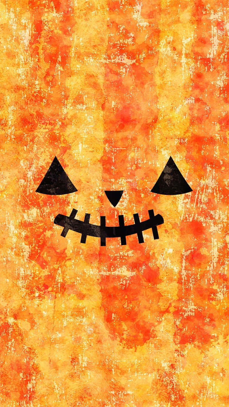 Grunge Pumpkin Face, jack-o'-lantern face, triangular eyes, HD Phone Wallpaper