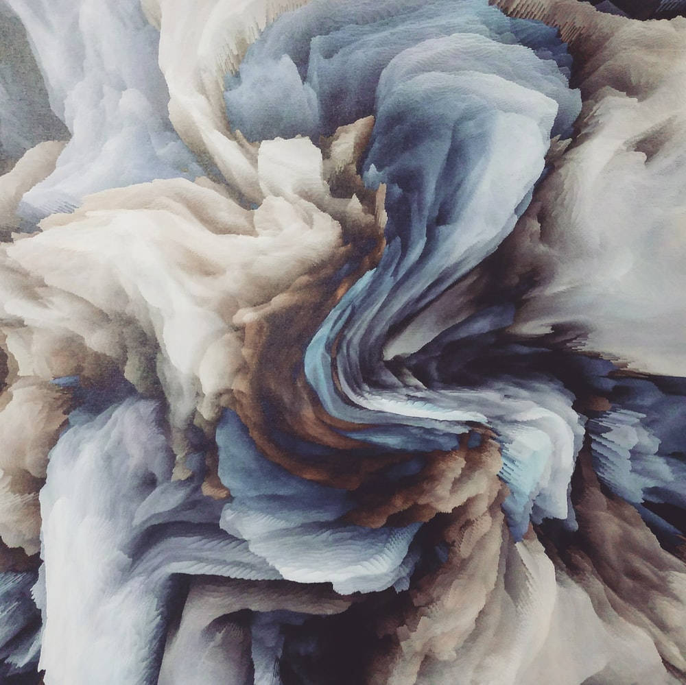 abstract art design, grunge pfp, layered blues, SD Desktop Wallpaper