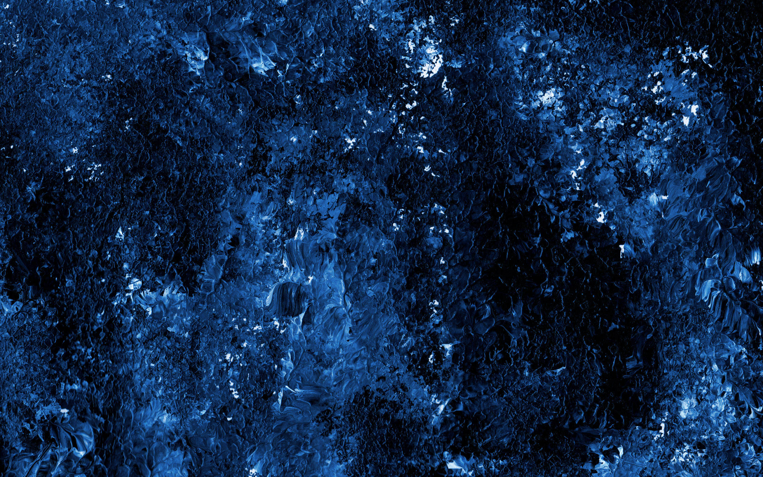 dark blue background, grunge marble, intricate blue ice patterns, 2K Desktop Wallpaper