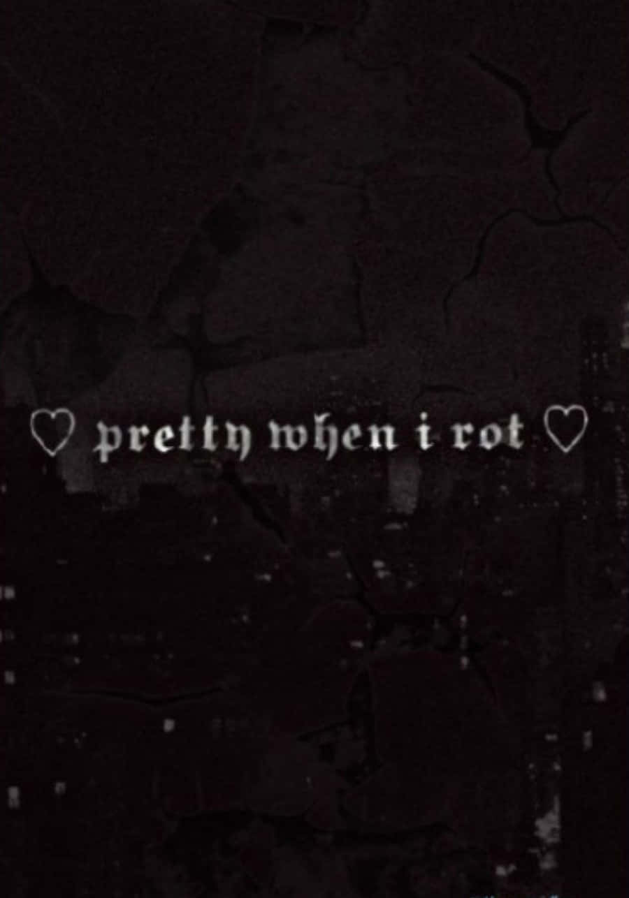 Grunge Tumblr Aesthetic, Gothic Typography, Dark cracked wall, HD Phone Wallpaper