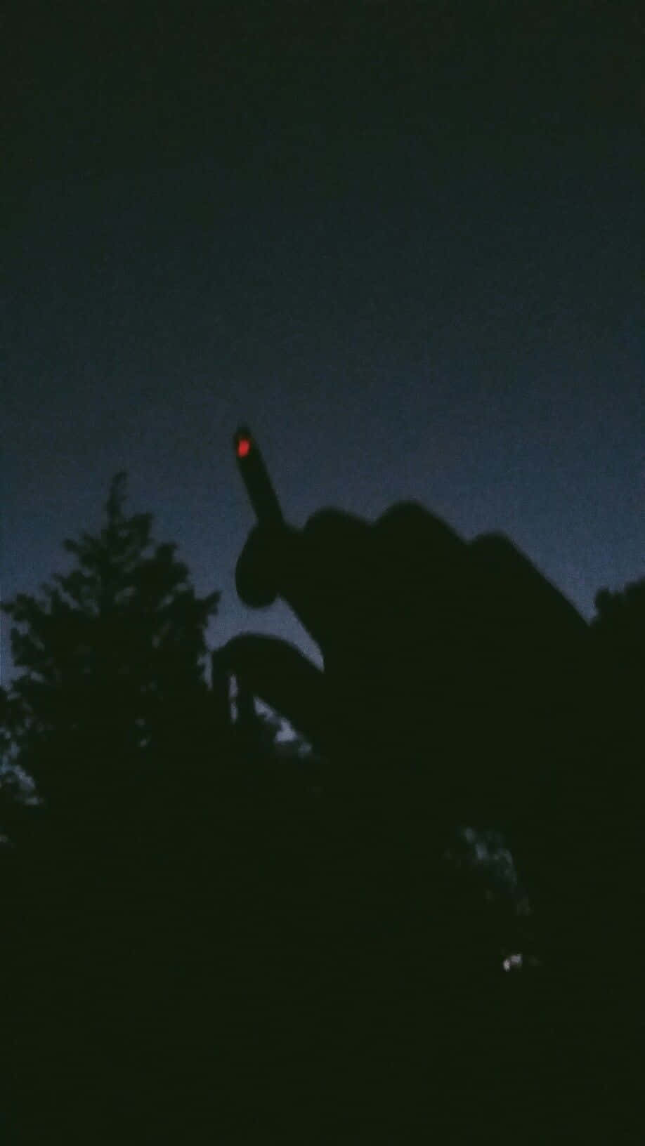 Grunge Tumblr Aesthetic, twilight sky, trees, HD Phone Wallpaper