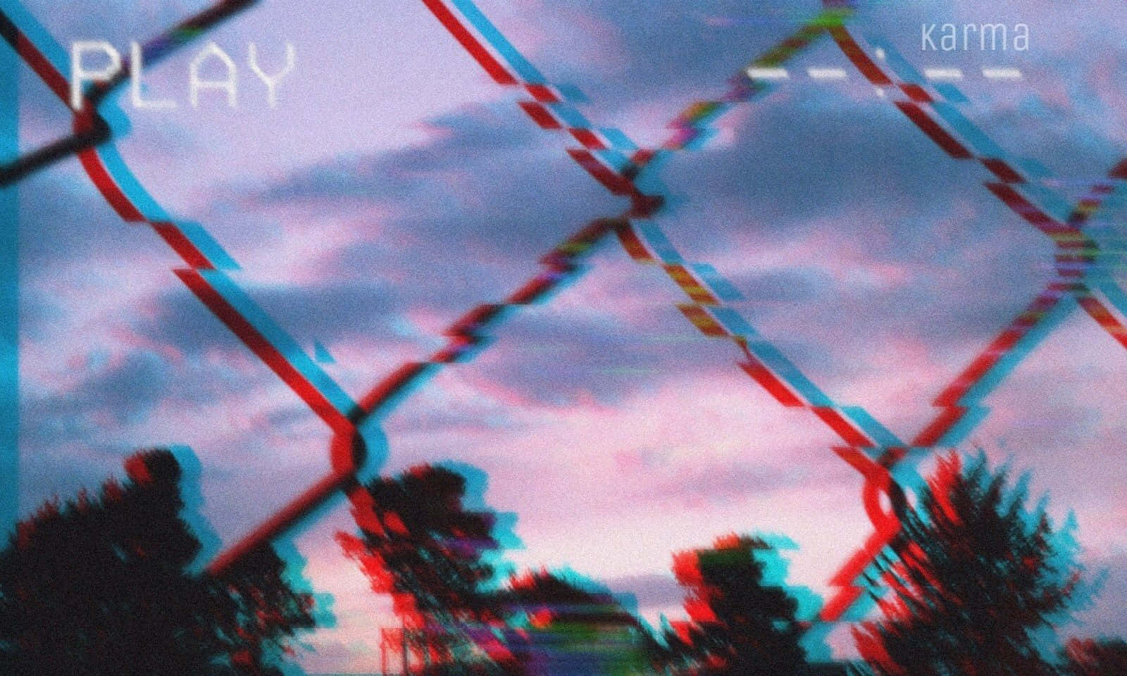 Grunge Tumblr Aesthetic, wire fence, twilight sky, HD Desktop Wallpaper