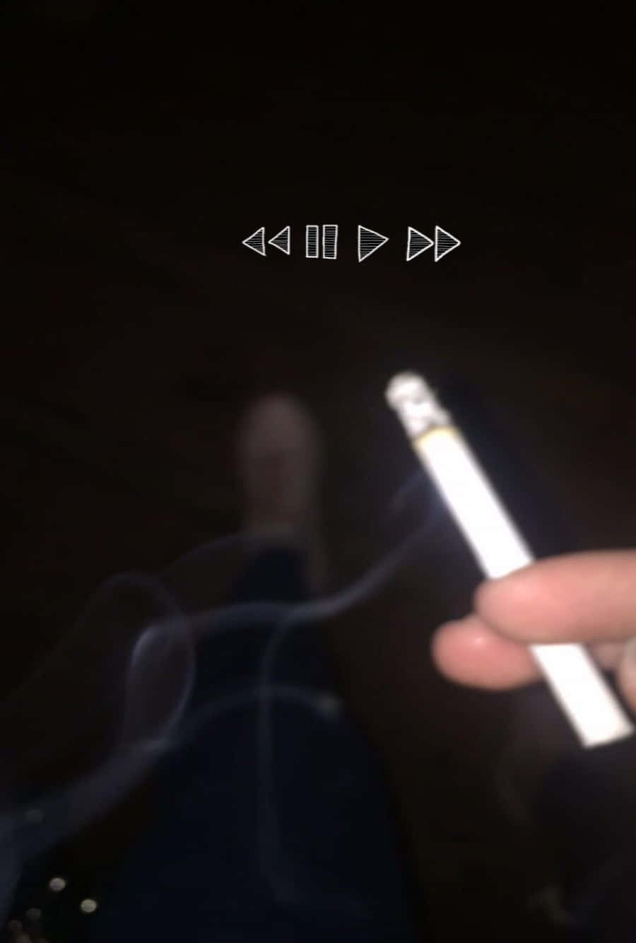 Grunge Tumblr Aesthetic, lit cigarette, dark background, HD Phone Wallpaper