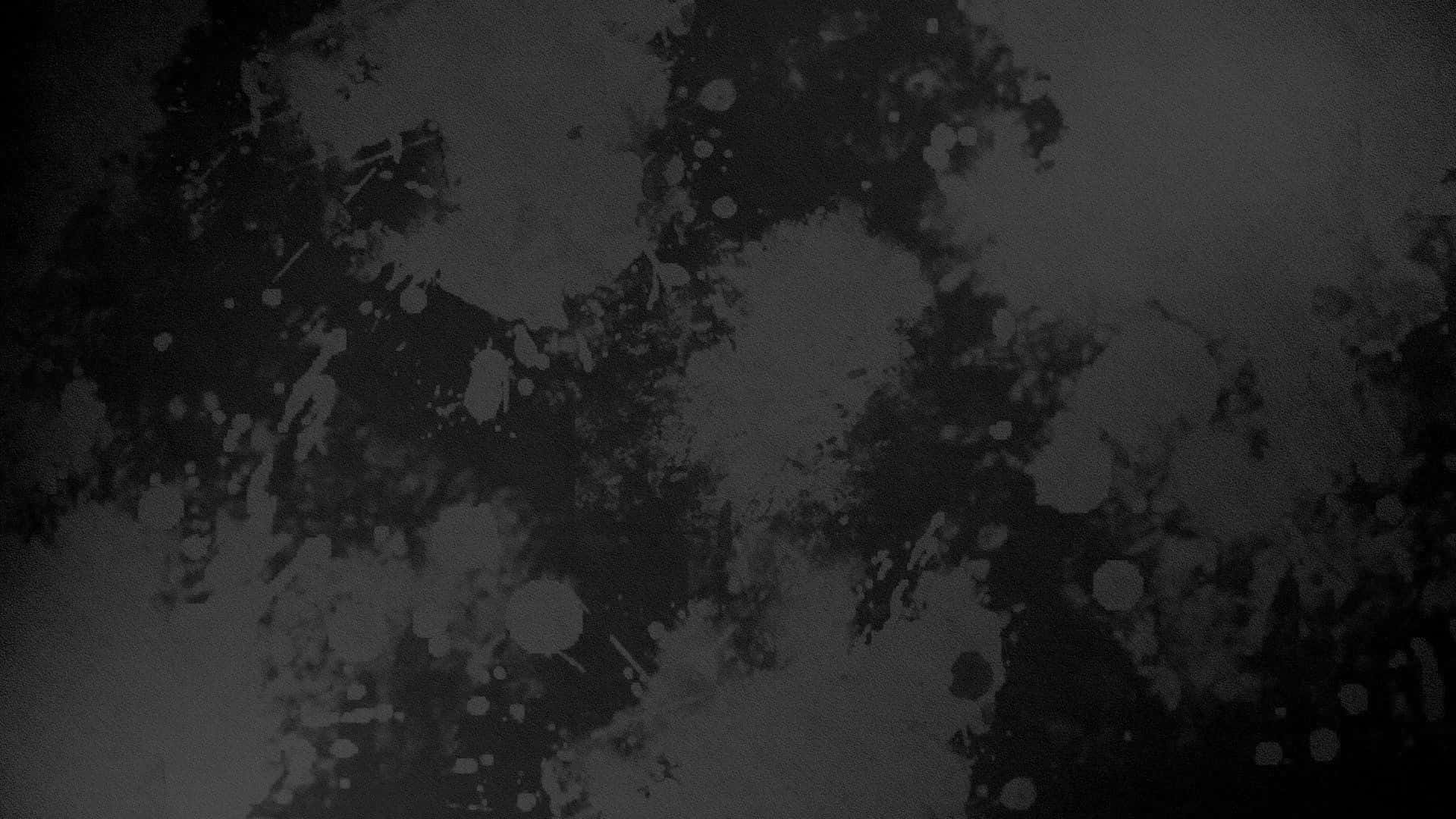 Aesthetic Grunge Laptop, dark gray splatter texture, white speckles, Full HD Desktop Wallpaper