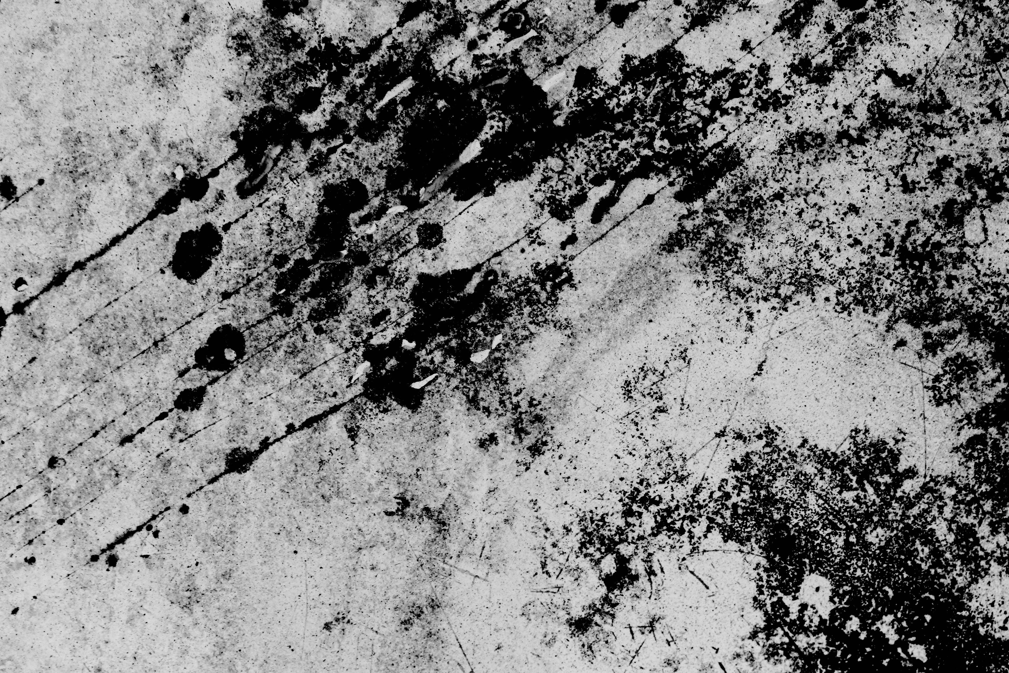 grunge texture, black marks, monochrome texture, 2K Desktop Wallpaper