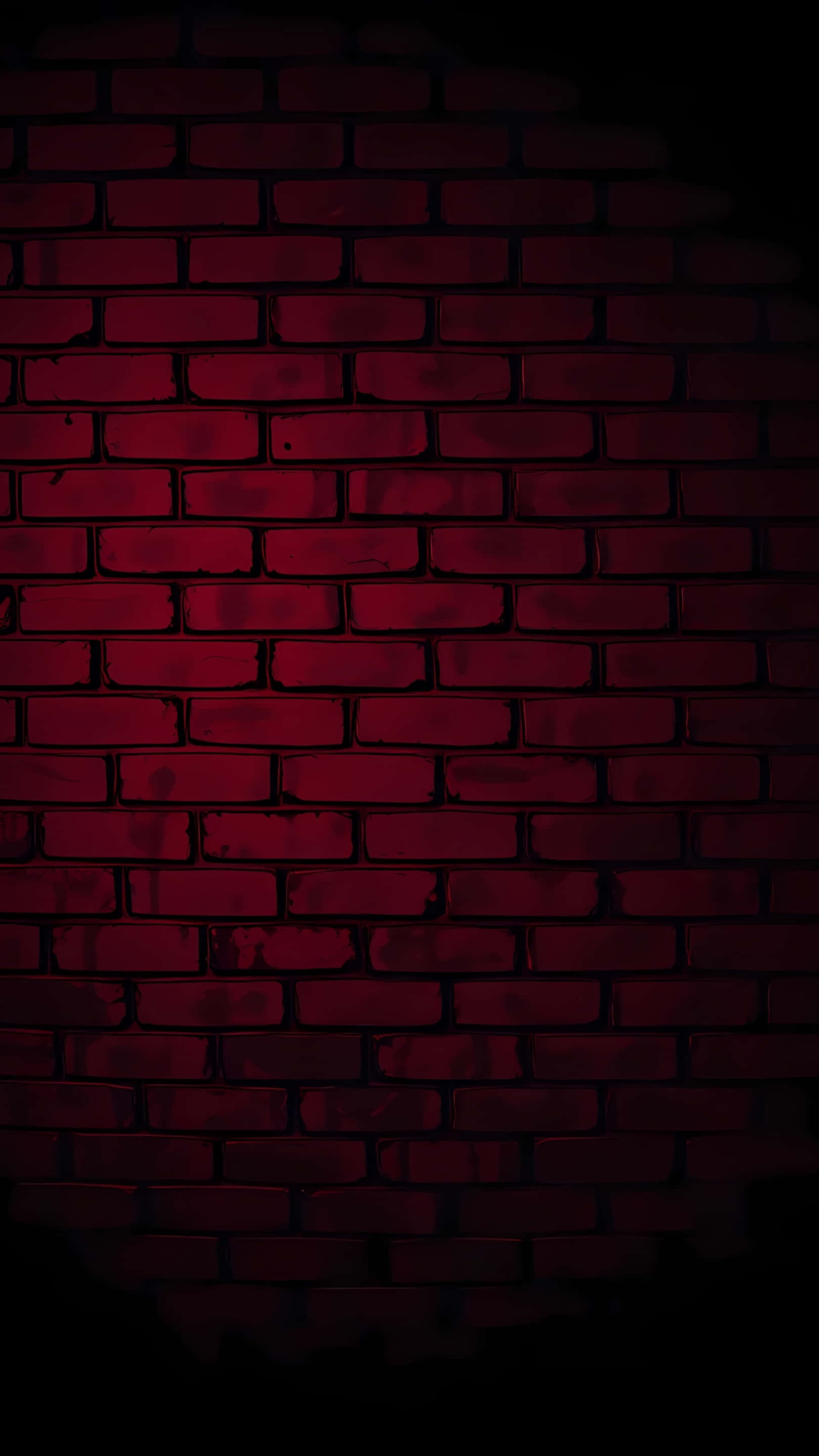 dark red, grunge, brick wall, 2K Phone Wallpaper