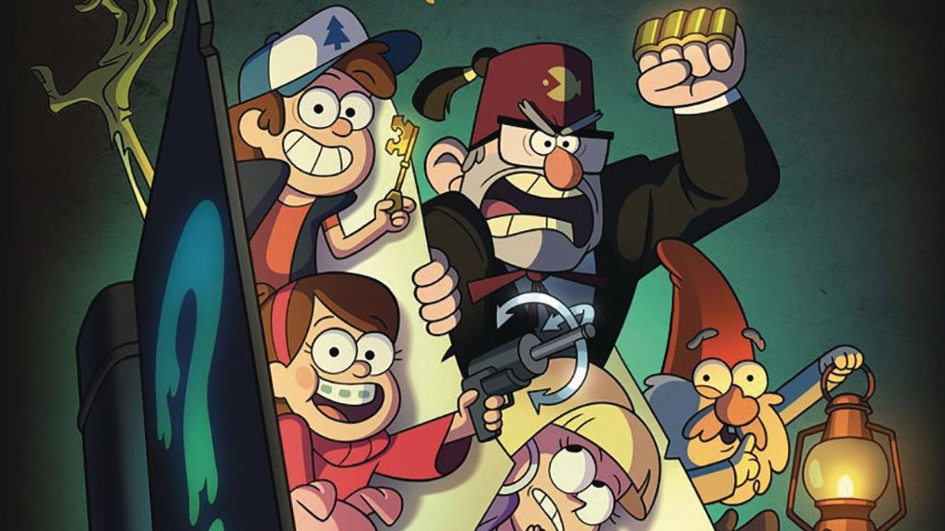 Grunkle Stan, kids, book, Full HD Desktop Wallpaper