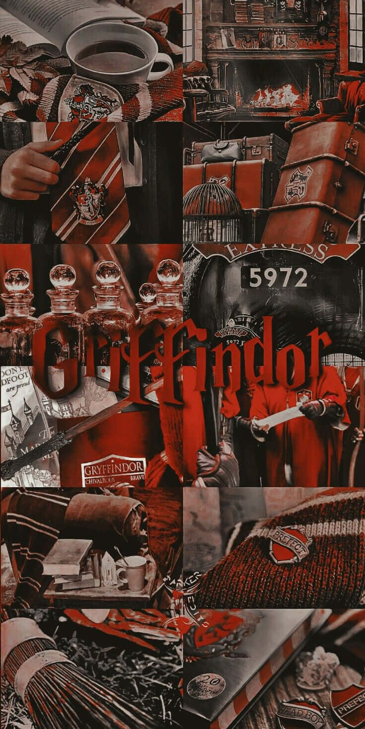 Gryffindor, iPhone Theme, scarves, HD Phone Wallpaper