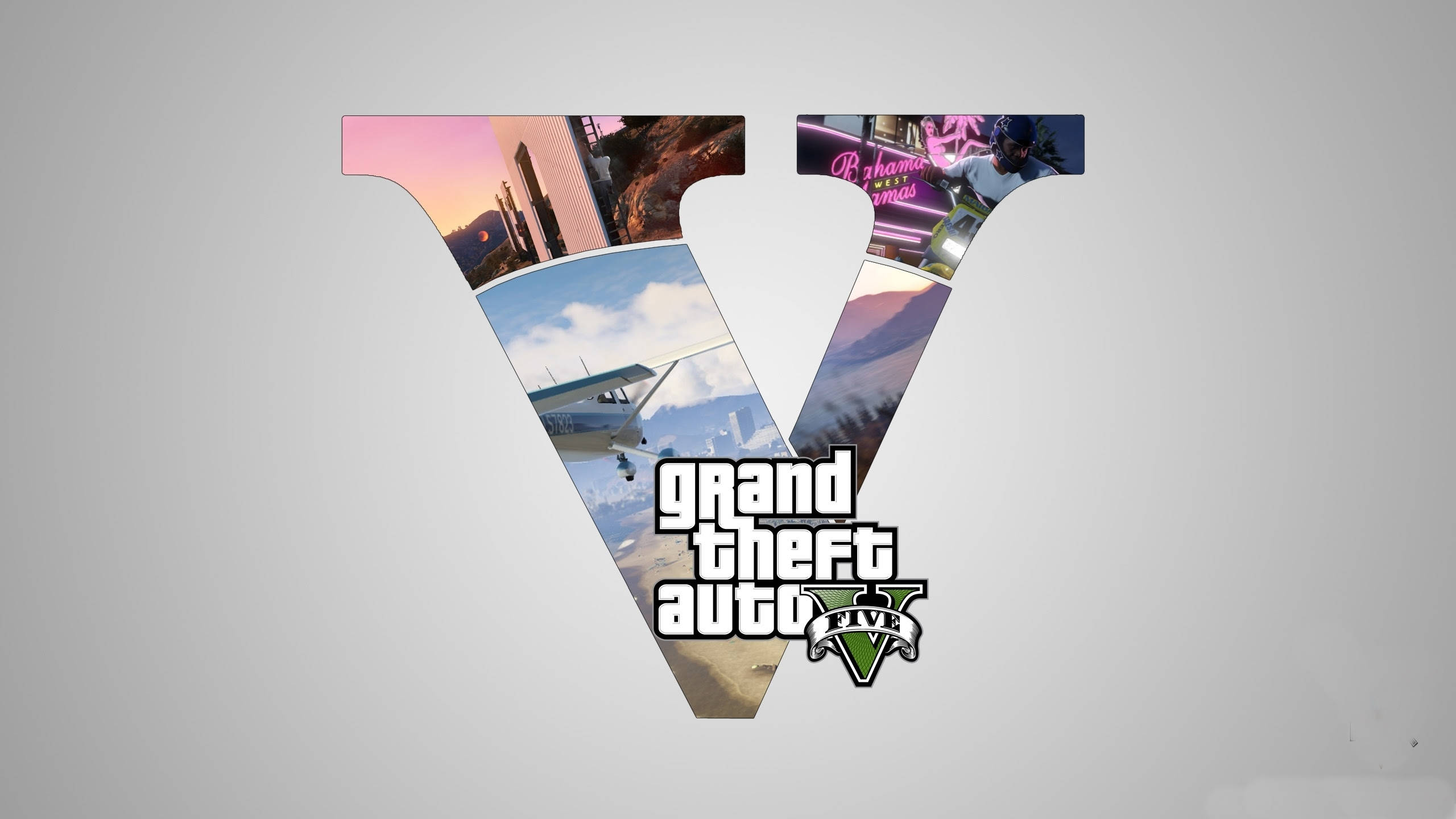 GTA 5, 2560x1440, Letter V, 2K Desktop Wallpaper