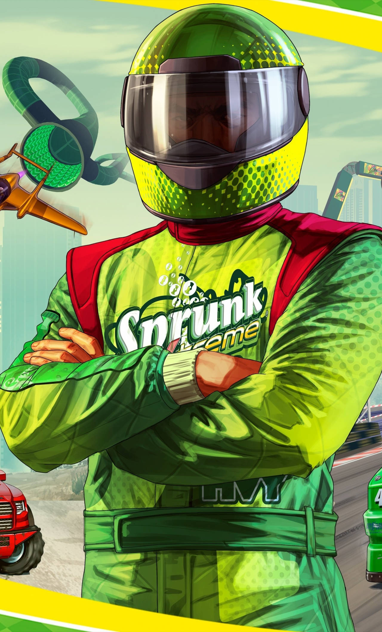 Gta 5, iPhone, race car driver, Full HD Phone Wallpaper