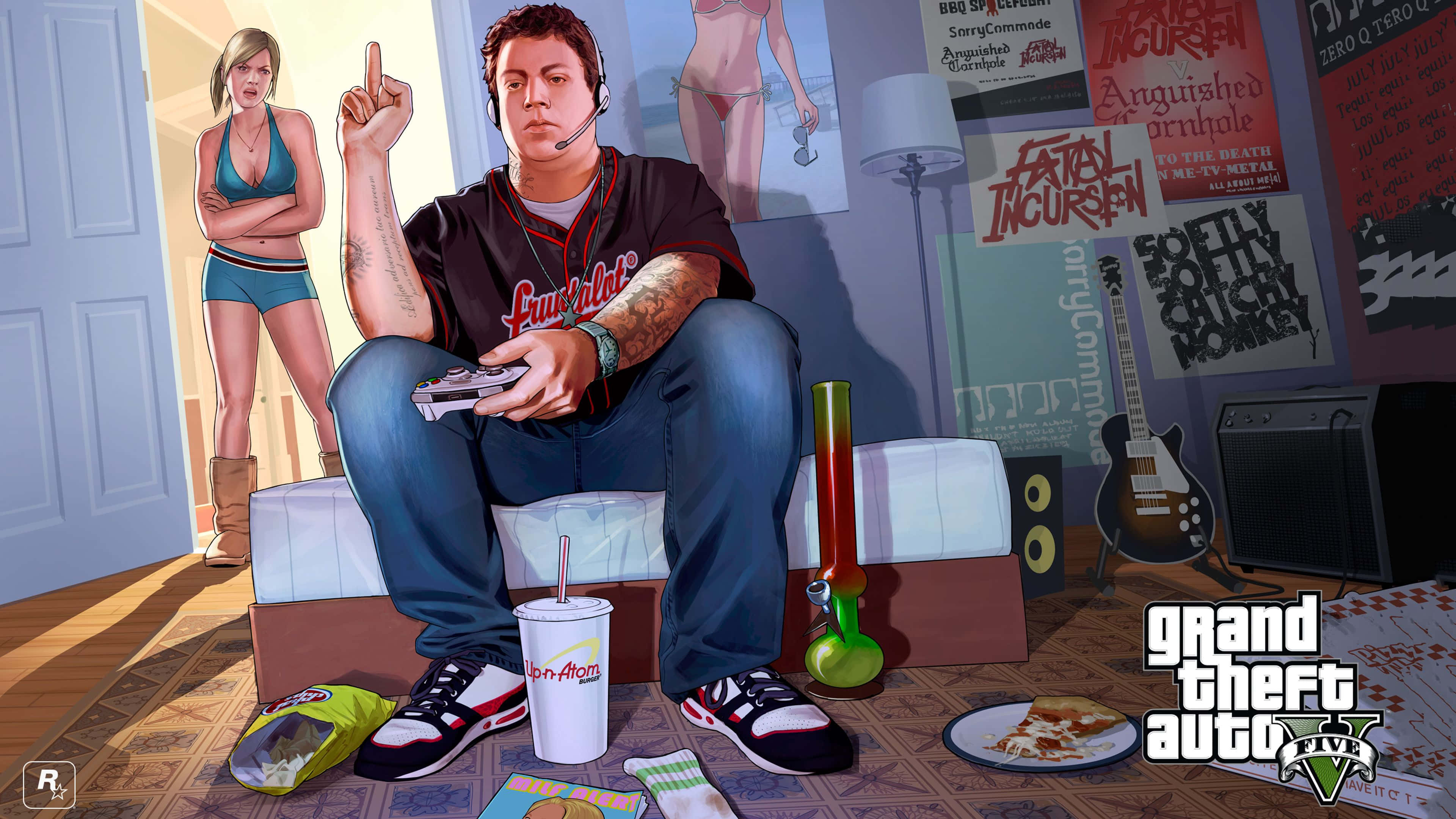 GTA V, 4K, 3840 x 2160, 4K Desktop Wallpaper