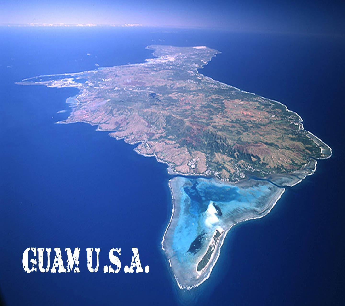 Guam, U.S.A., rugged terrain, HD Desktop Wallpaper