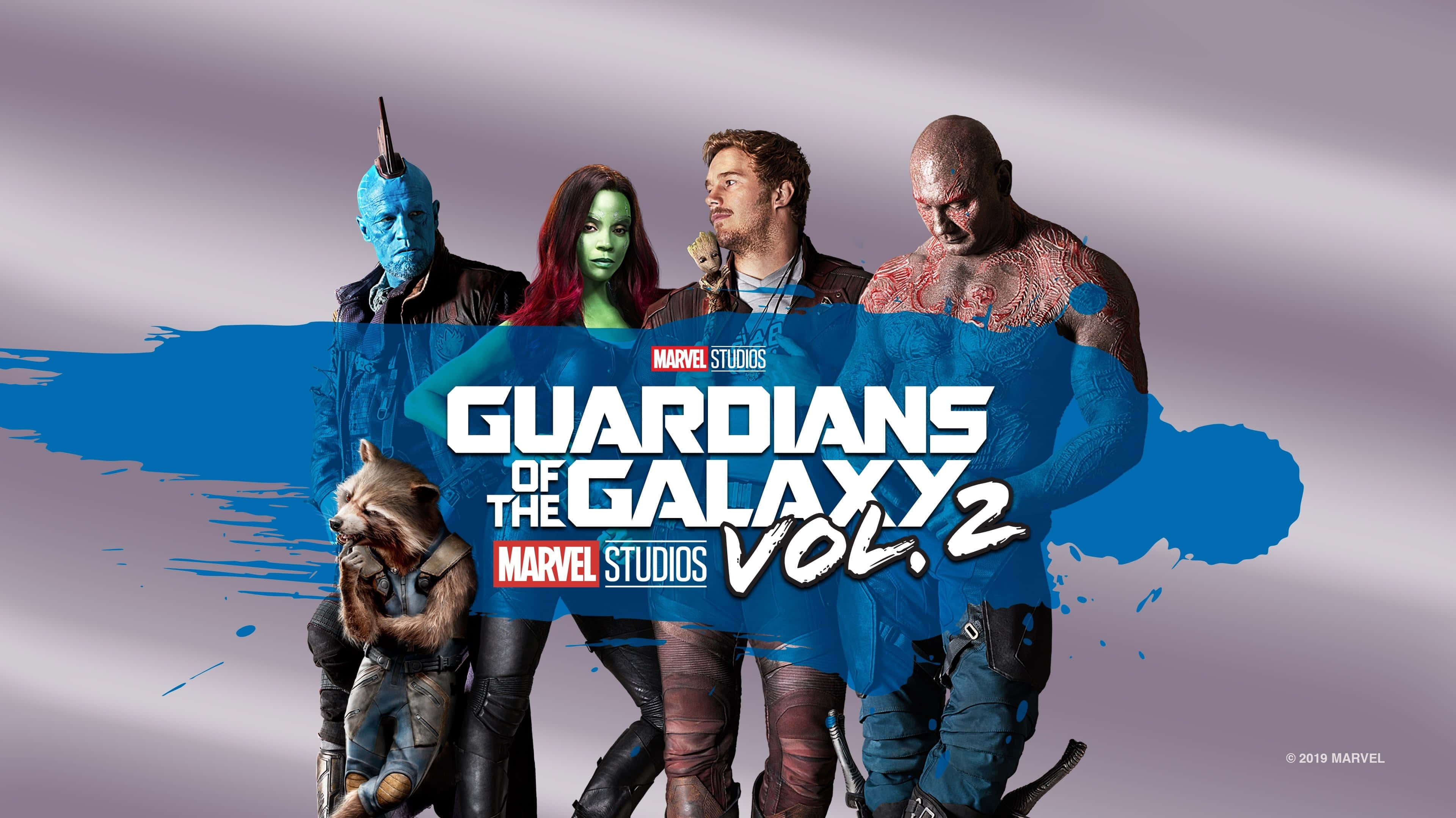 Guardians of the Galaxy 2, Guardians of the Galaxy, cosmic purple background, 4K Desktop Wallpaper