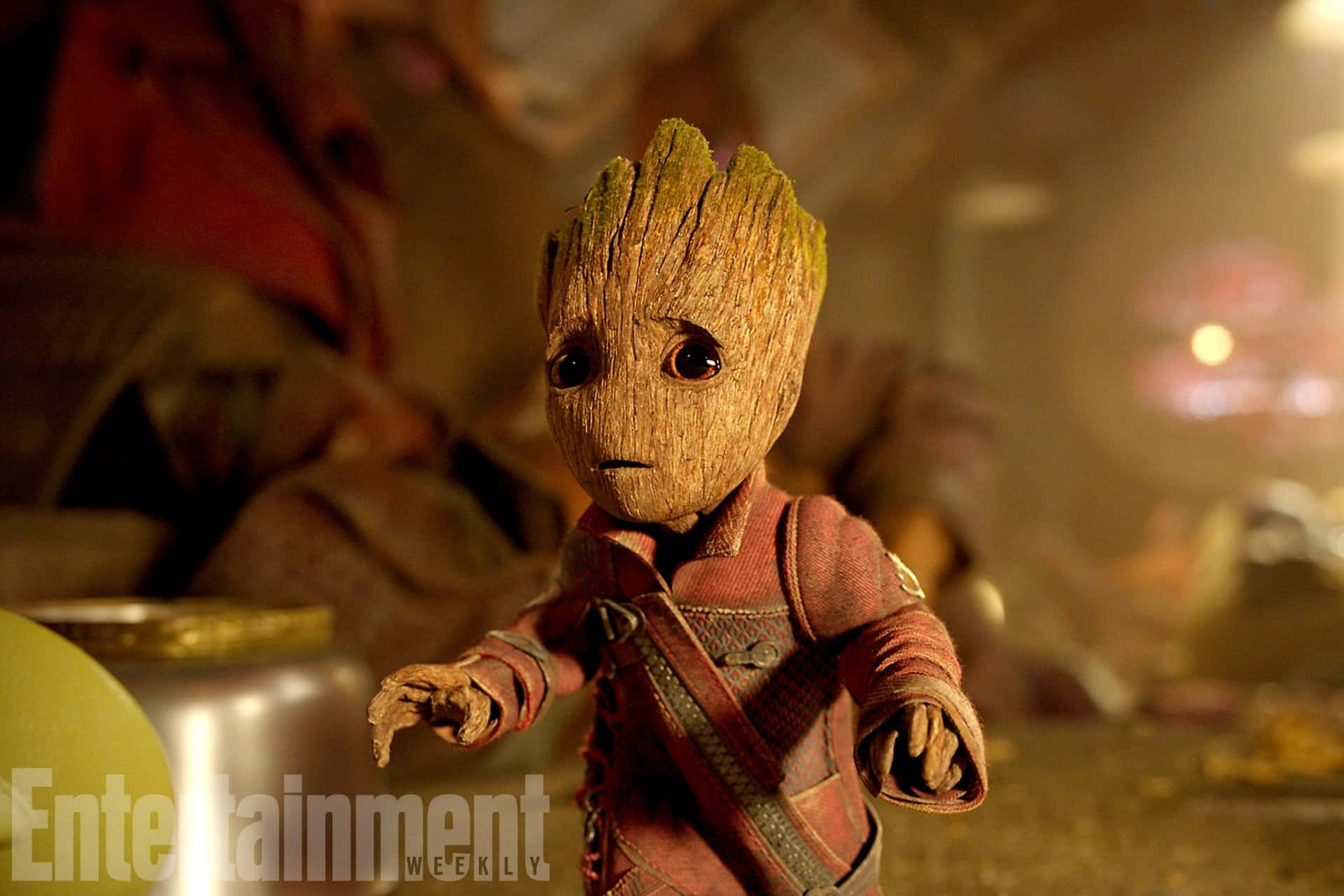 Guardians Of The Galaxy 2, red outfit, big eyes, Full HD Desktop Wallpaper
