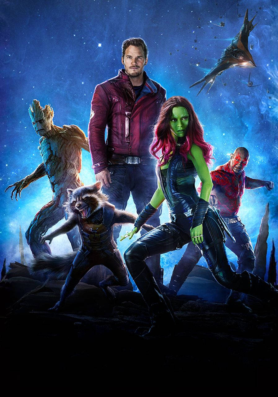 Guardians Of The Galaxy, cosmic backdrop, stars, HD Phone Wallpaper