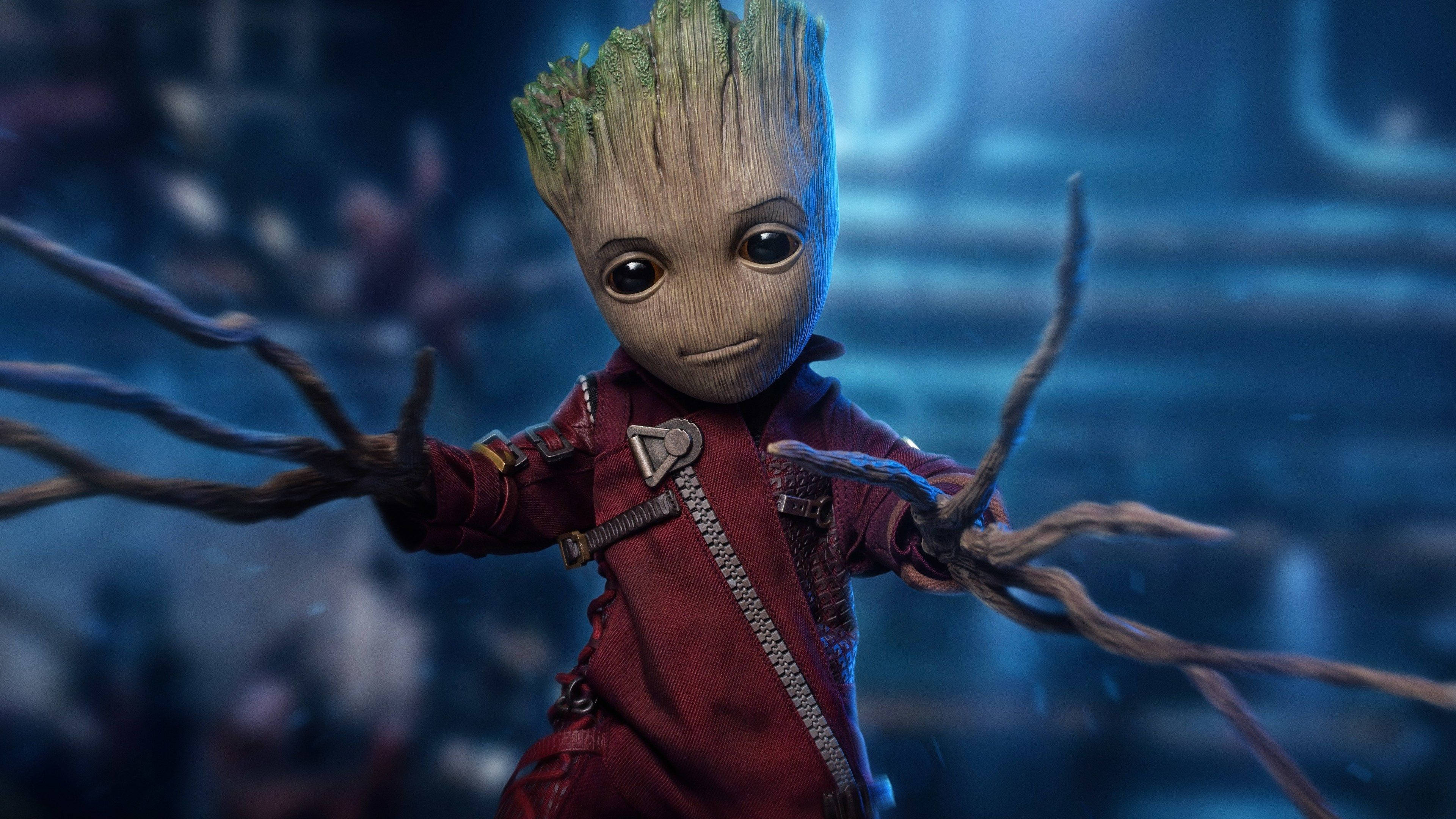 Guardians of the Galaxy, 4K, twig arms, 4K Desktop Wallpaper