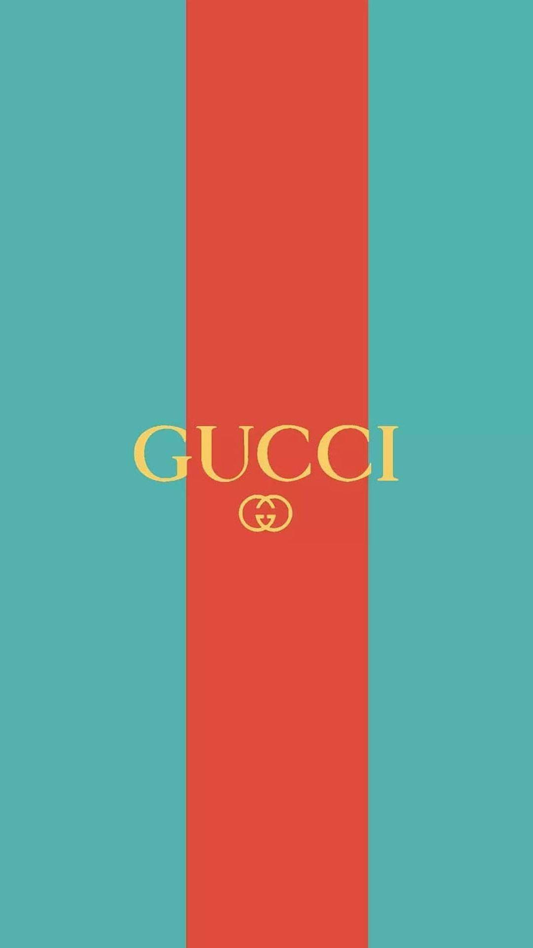 Teal Green Red Gucci 4K Phone, red stripe, teal background, Full HD Phone Wallpaper