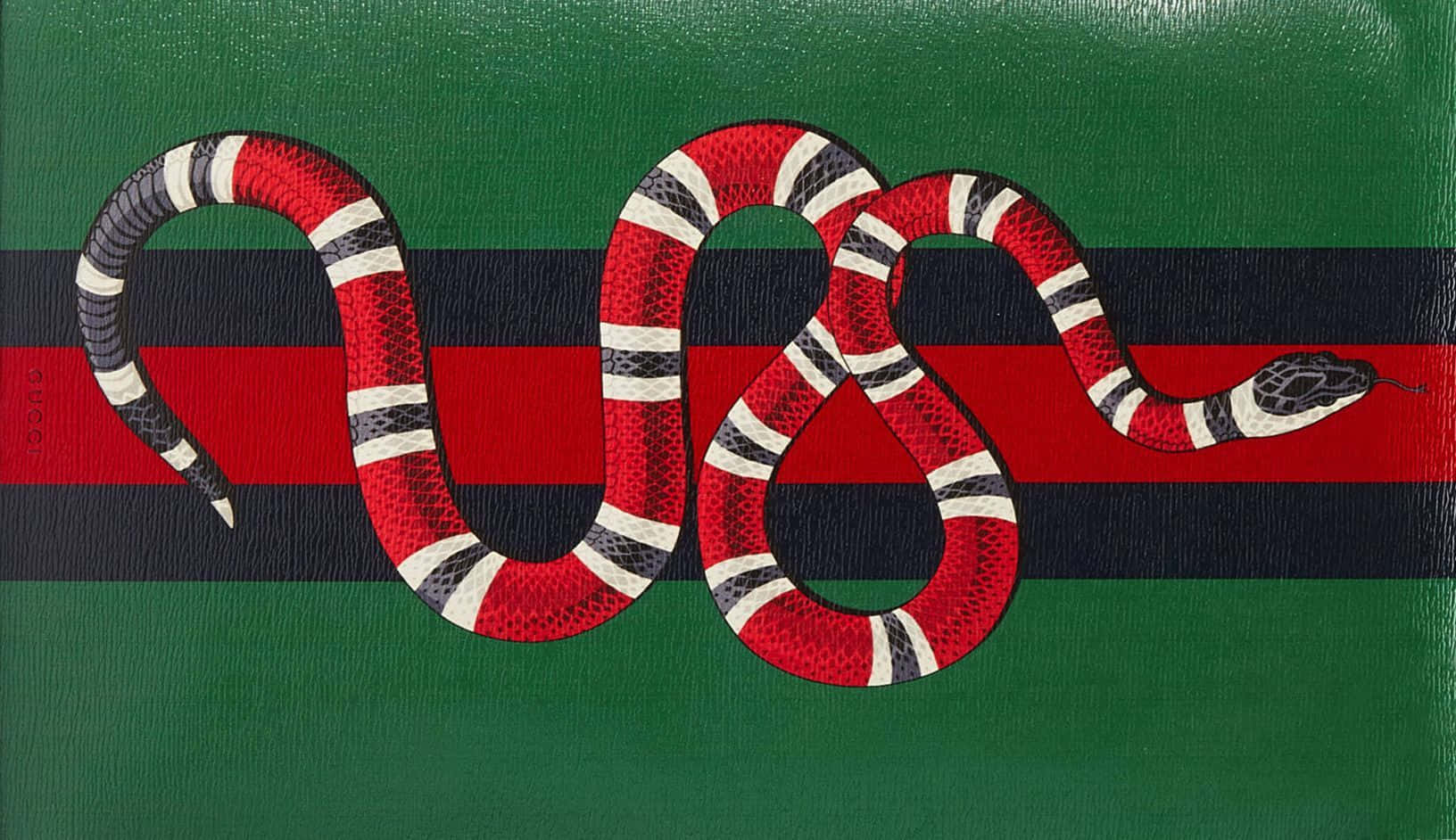 Gucci Green, snake, bold green background, HD Desktop Wallpaper