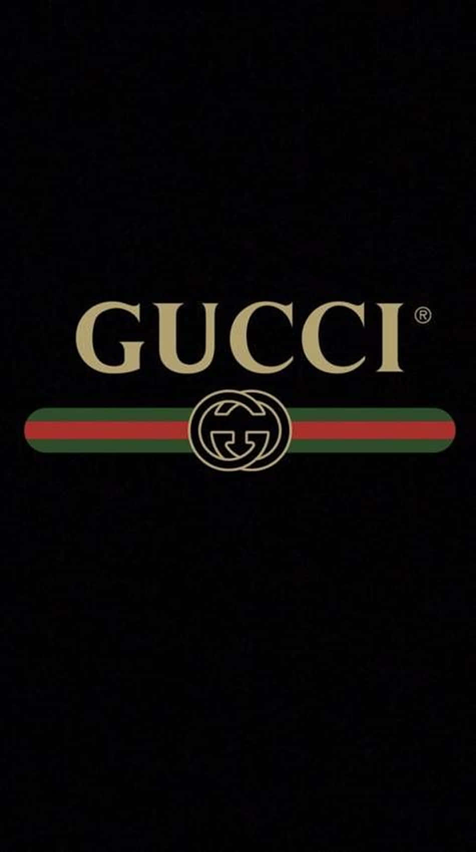 Gucci, gold, red and green stripes, HD Phone Wallpaper