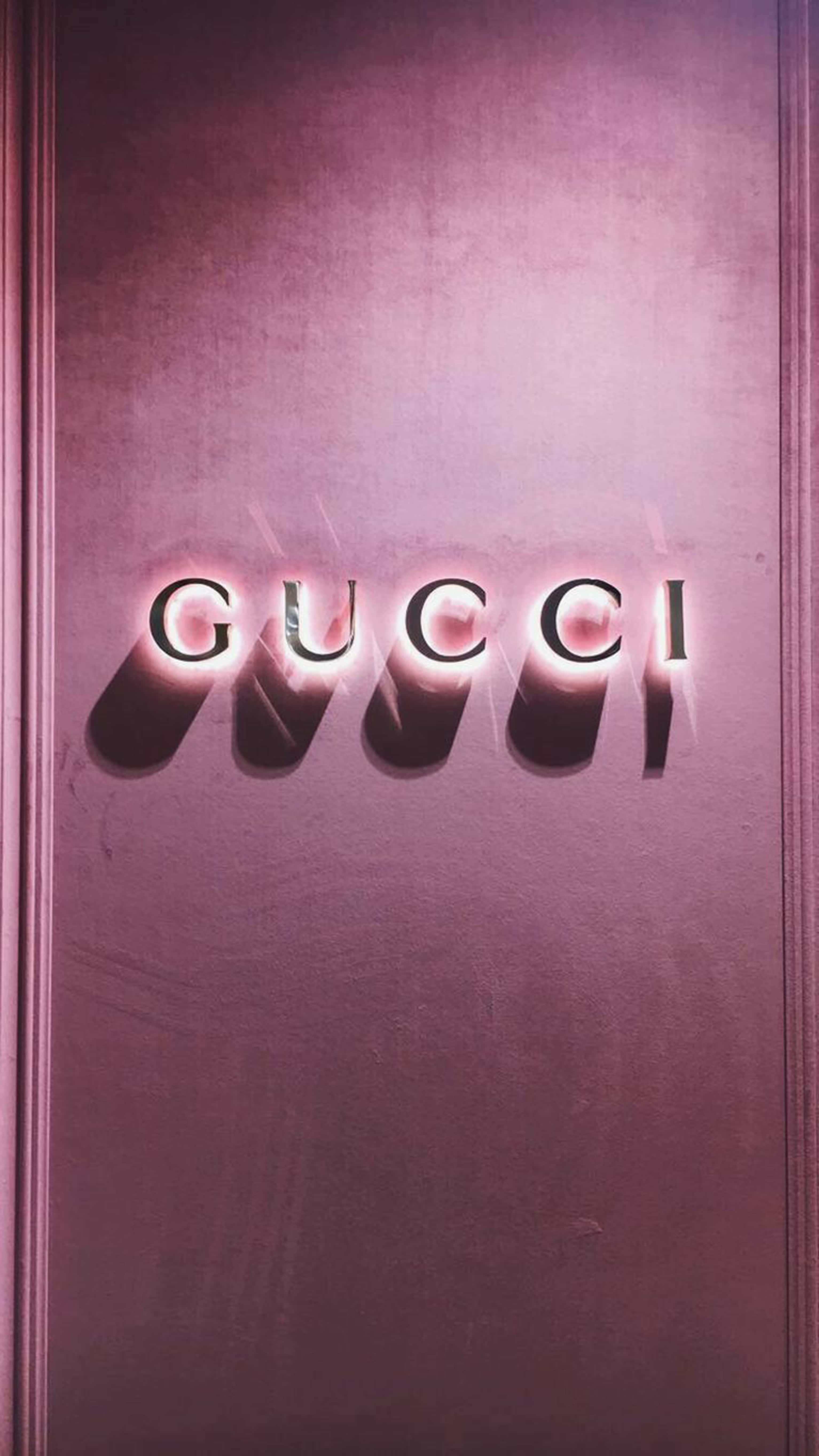 Gucci, pink, 4K, 5K Phone Wallpaper