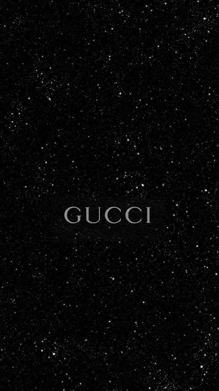 Gucci, iPhone, black background, HD Phone Wallpaper