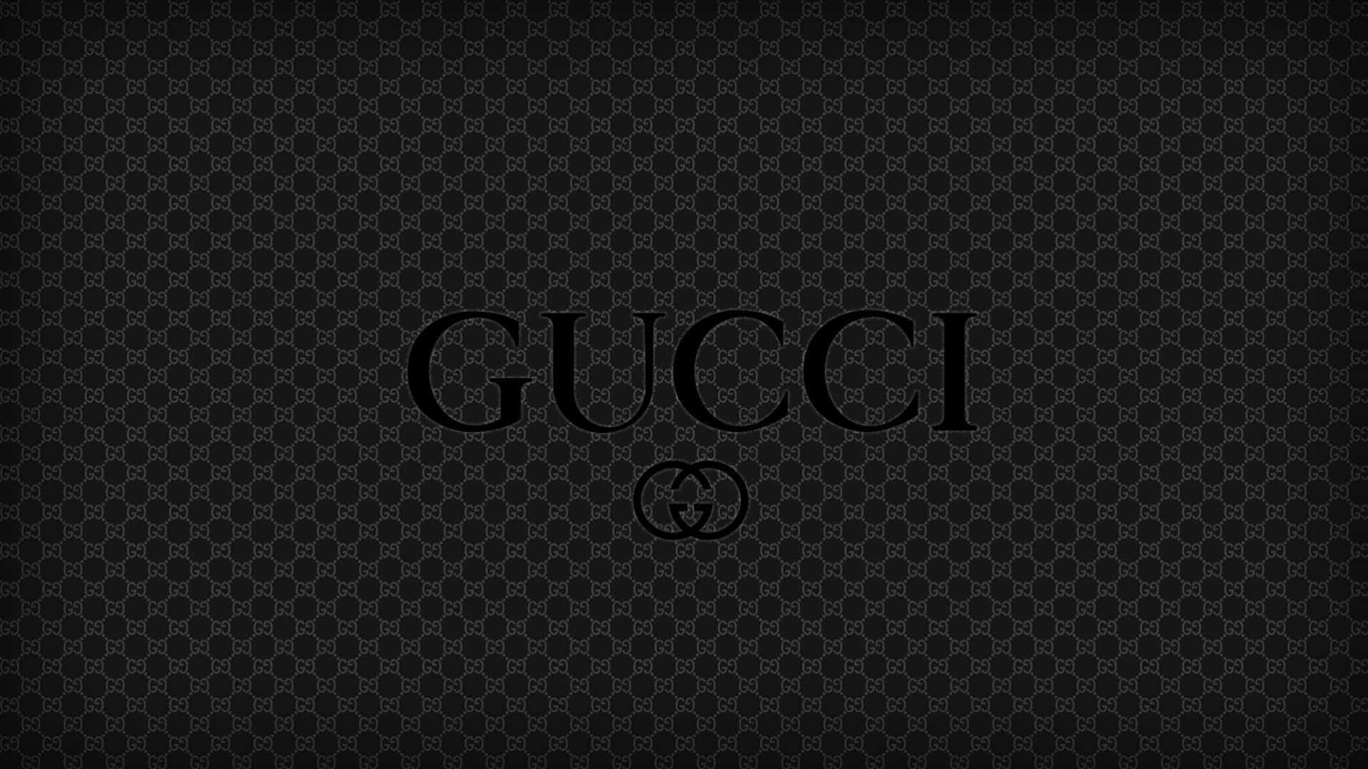 Gucci, black, Gucci logo, Full HD Desktop Wallpaper