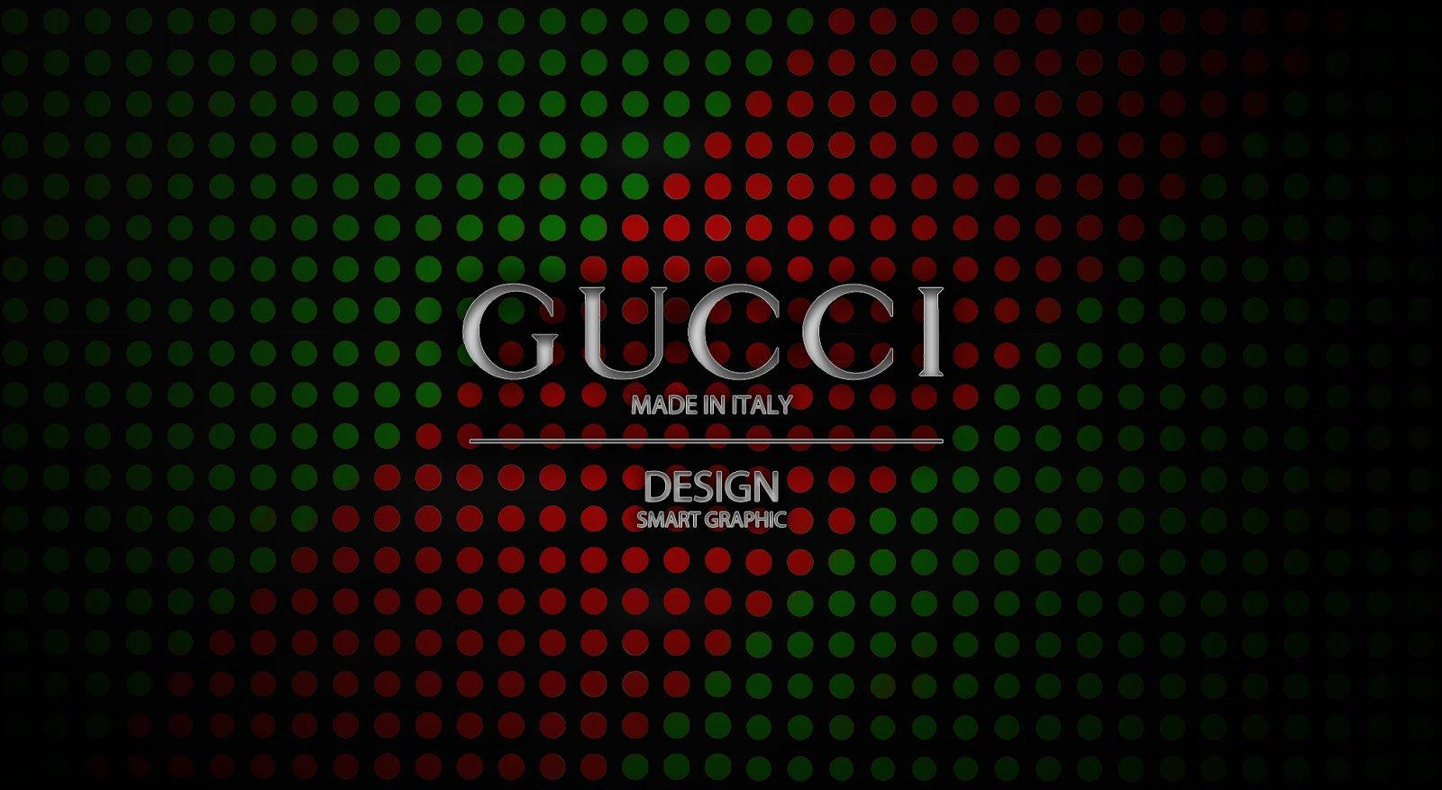 Gucci, silver text, black background, HD Desktop Wallpaper