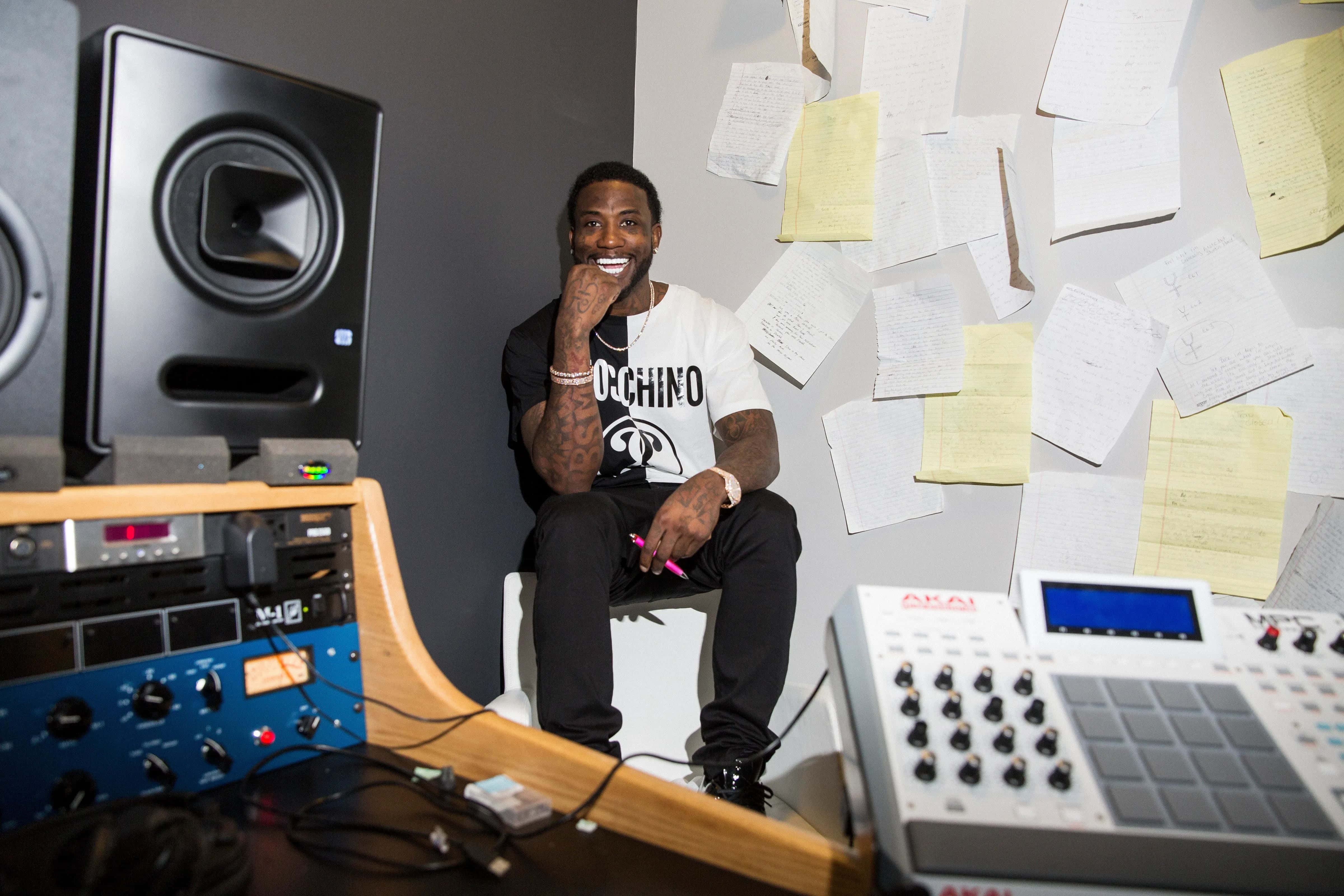Gucci Mane, recording studio, sound equipment, 4K Desktop Wallpaper