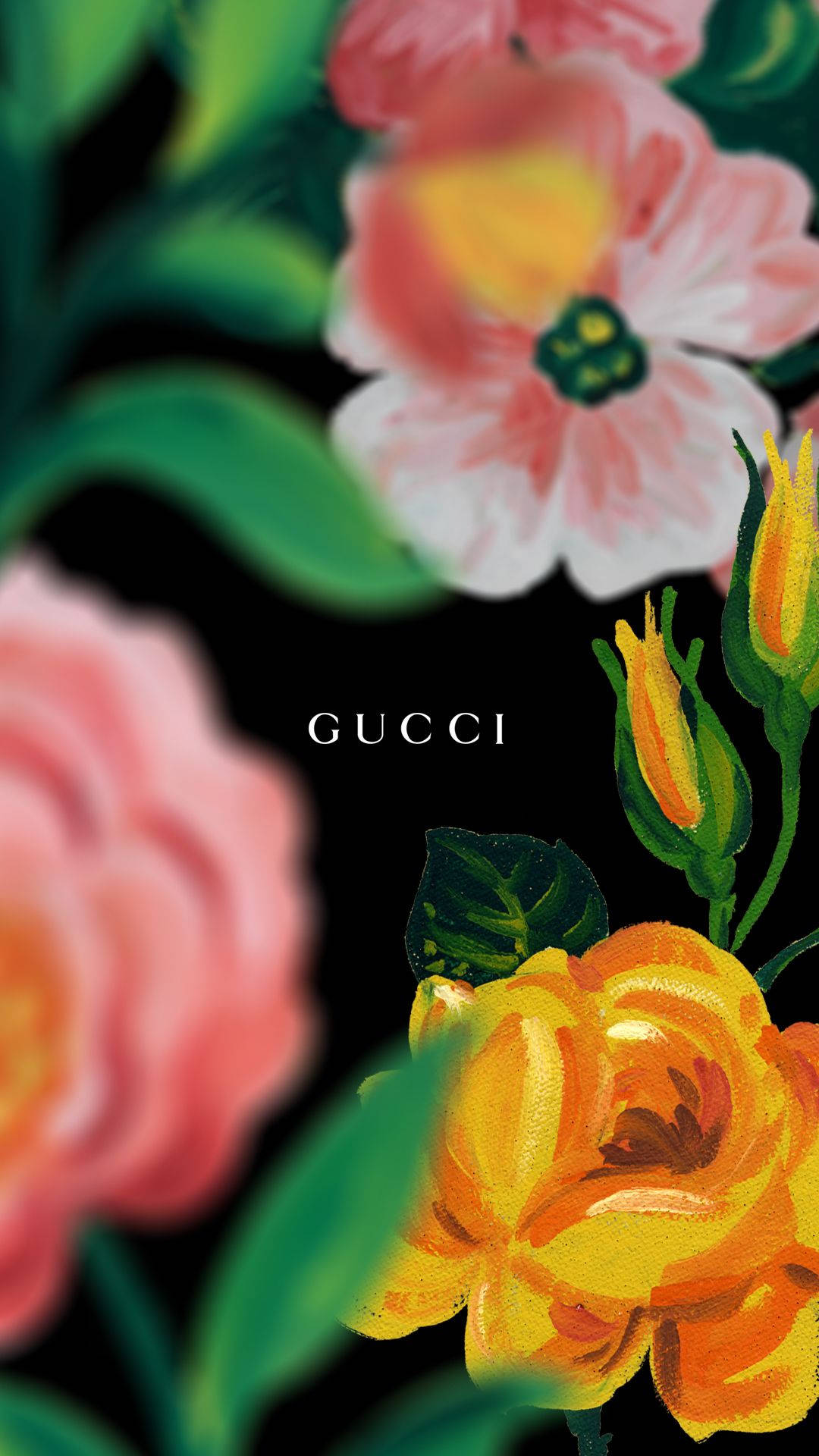Gucci, Gucci logo, pink, Full HD Phone Wallpaper