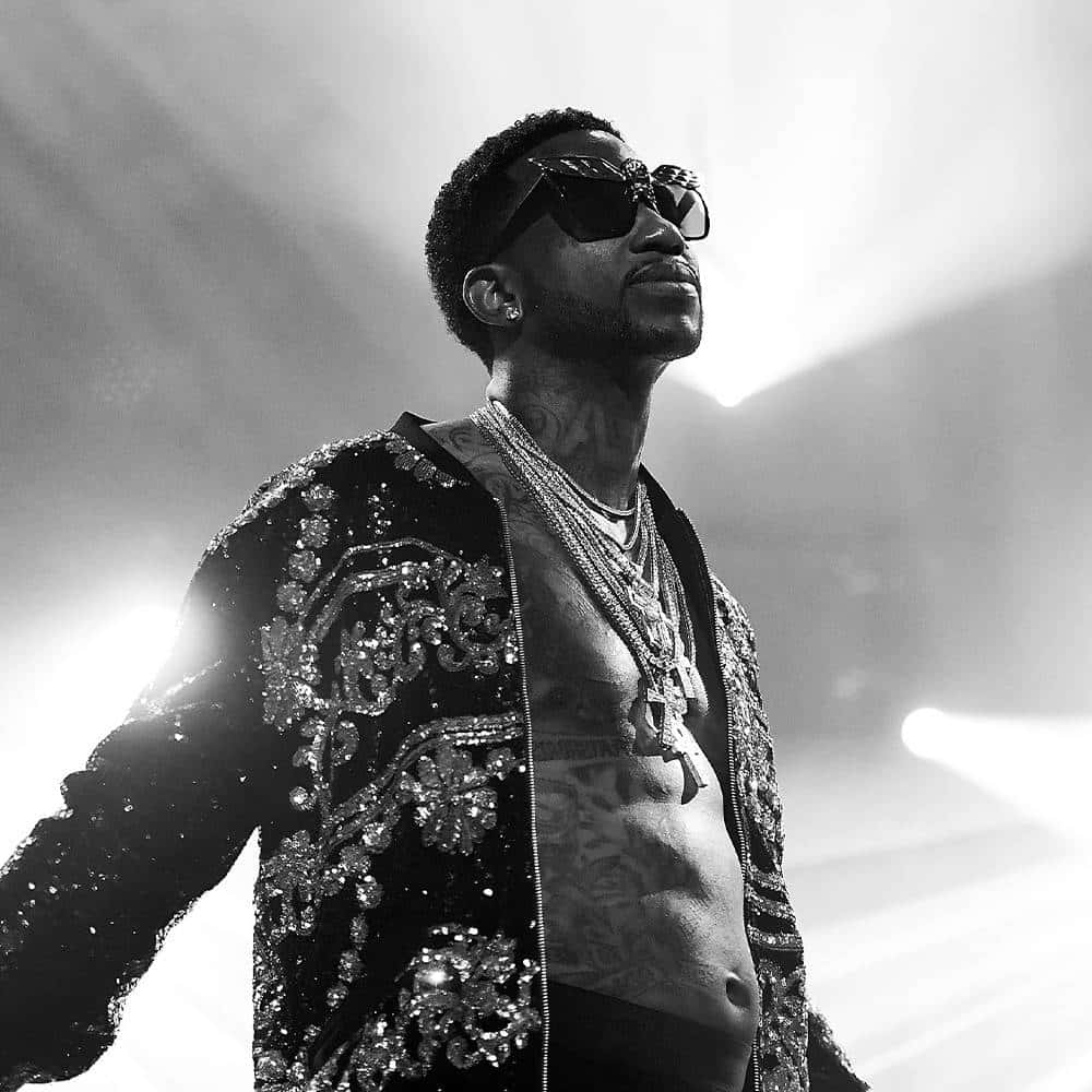 Gucci Mane, jeweled jacket, sunglasses, SD Desktop Wallpaper