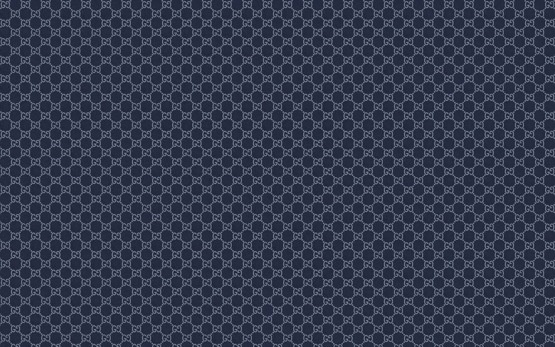 dark blue gucci pattern, light gray interlocking GG monogram pattern, dark navy blue, SD Desktop Wallpaper