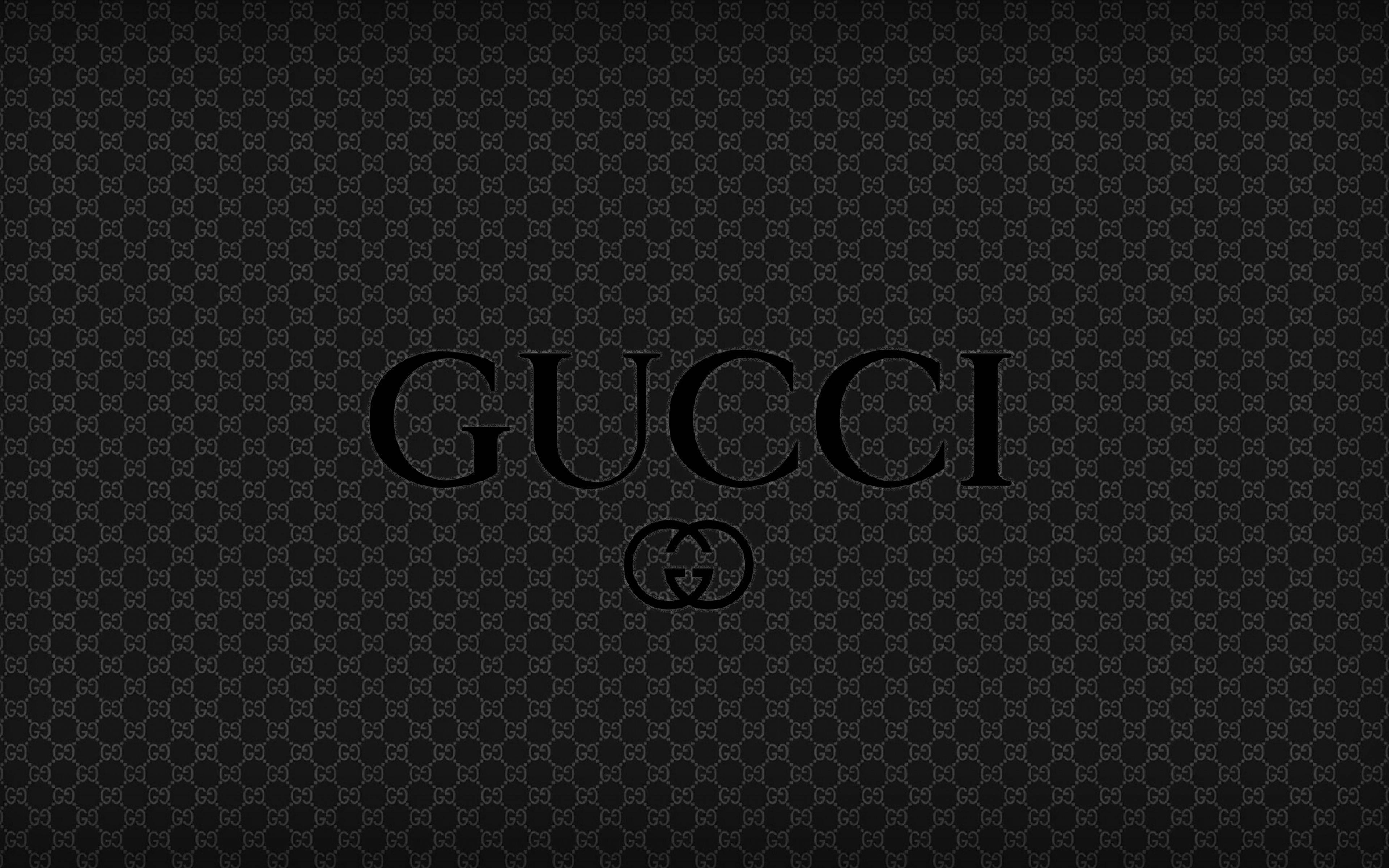 Gucci, black, brand name, 4K Desktop Wallpaper
