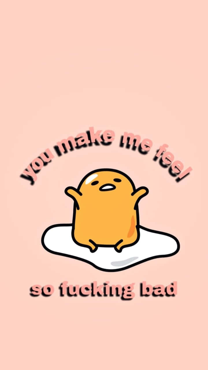Gudetama, yellow, white cloud, HD Phone Wallpaper