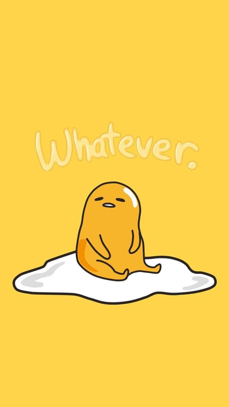 Gudetama Phone, Gudetama, yellow cartoon character, HD Phone Wallpaper
