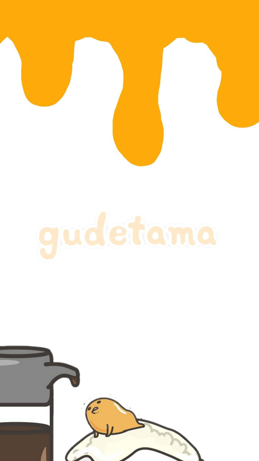 Gudetama Phone, Gudetama, yellow egg character, HD Phone Wallpaper