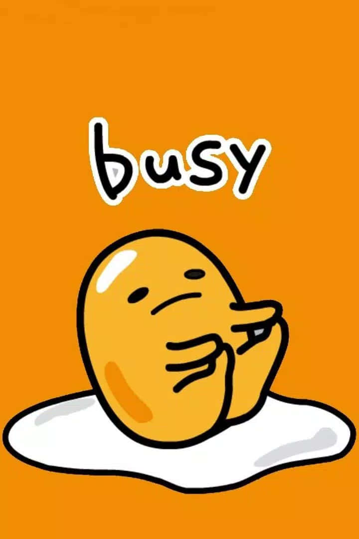 Gudetama, phone, cartoon egg character, SD Phone Wallpaper