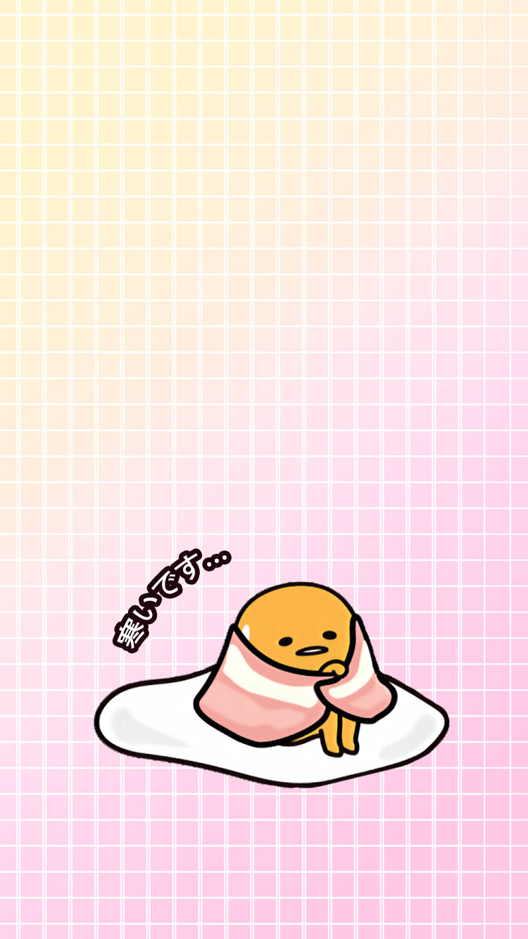 Gudetama, bacon blanket, pink bacon, HD Phone Wallpaper