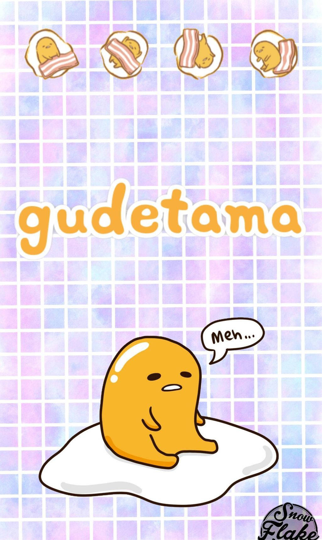 Gudetama, pink pastel, white egg yolk, HD Phone Wallpaper